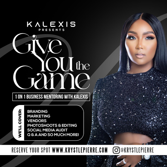 Give You the Game by Kalexis (120 min. Call) Click this Link to Book Date